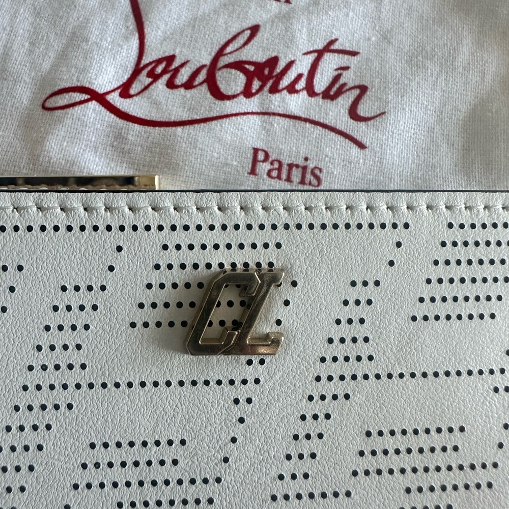 Christian Louboutin Punching Leather Coin and Card Case - Picture 10 of 10